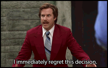 Funny scene from Anchorman to showcase the importance of content marketing.