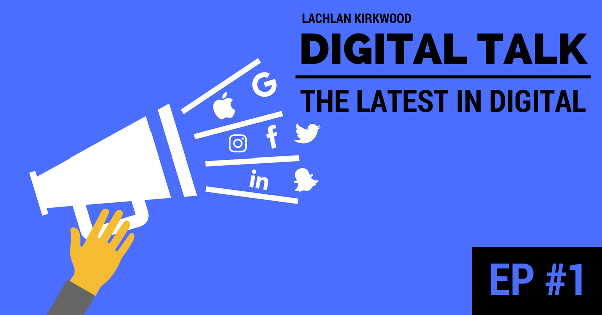 Digital Marketing and tech industry podcast, Digital Talk, episode #1 thumbnail.