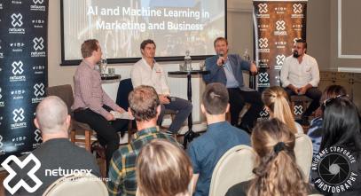 The Networx Brisbane panel talking about artificial intelligence and machine learning.