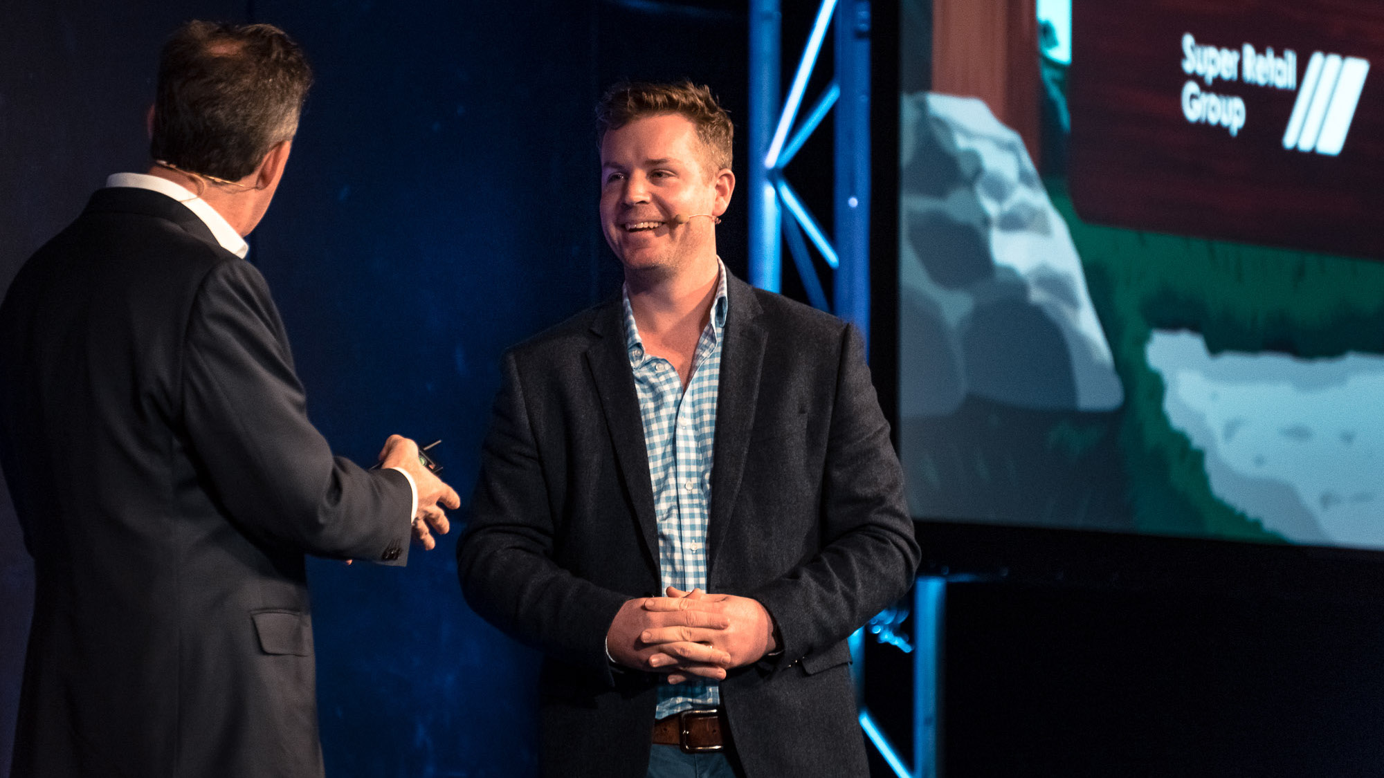 Digital Strategist, Nathan Bush, presenting at an eCommerce meetup in Brisbane.