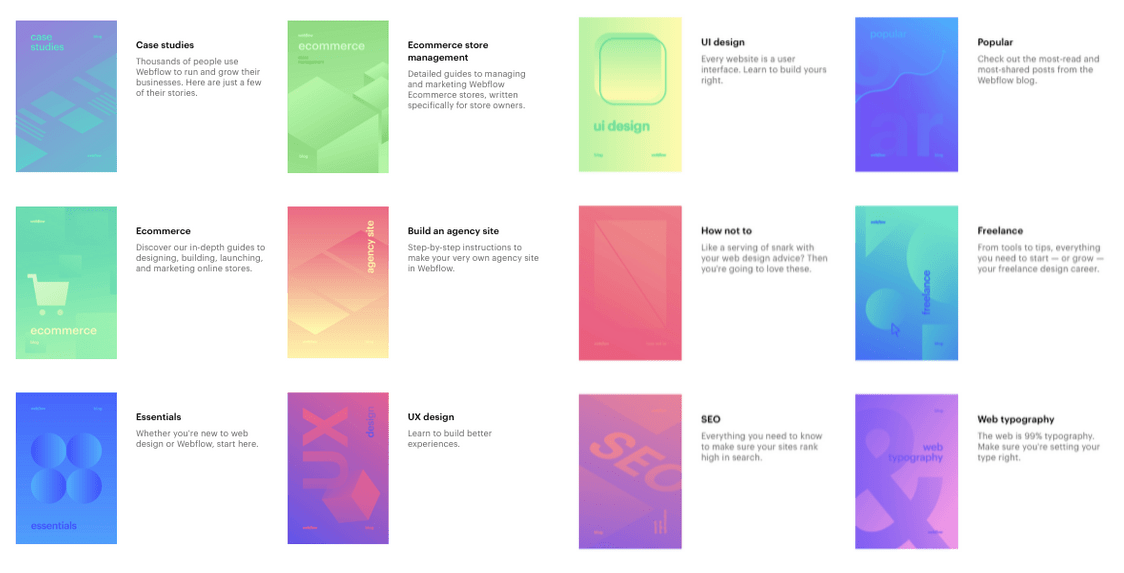 Webflow blog for no-code developers.