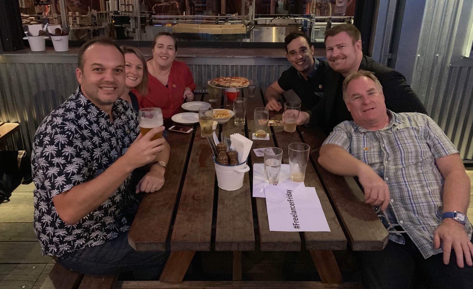 Gerard Doyle networking with Brisbane digital marketing freelancers.